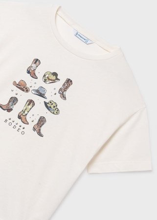 MAYORAL t-krekls ar īsam piedurknēm, bone, 6.005-89, 152  cm 