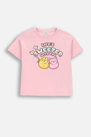 COCCODRILLO t-krekls ar īsam piedurknēm, rozā, WC6143201SGK-007-104, 104 cm 