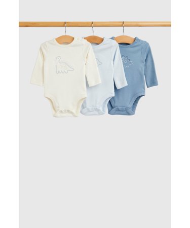 MOTHERCARE bodijs ar garām piedurknēm 3 gab., IF260 74 