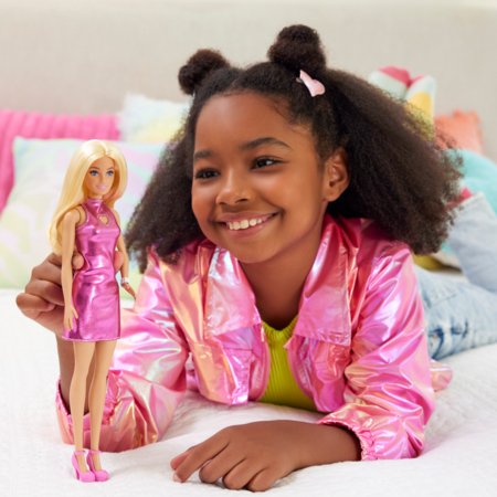 BARBIE Fashionistas lelle rozā kleitā, HYT88 
