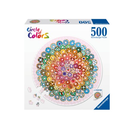 "RAVENSBURGER puzle ""Krāsu aplis Doughnu"", 500 gab., 17346" 17346