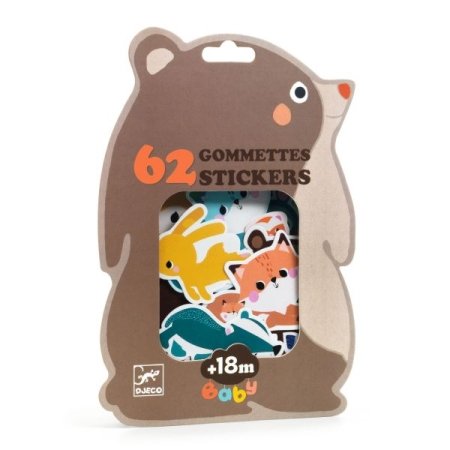 DJECO uzlīmes Forest animals DJ00055 