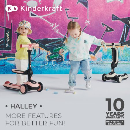 KINDERKRAFT skrejritenis HALLEY, grassland green, KRHALL00GRE0000 