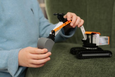 FISCHER TECHNIK konstruktors ekskavators, 576104 