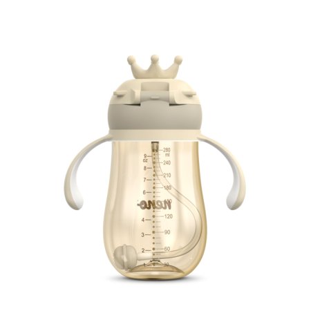 NENO ūdens pudele ar salmiņu, cream, 280 ml, NEN-BAB-BT005 