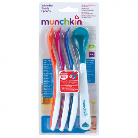 MUNCHKIN karotītes 4gab. 4m+ White Hot 01152202WWW 01152202WWW