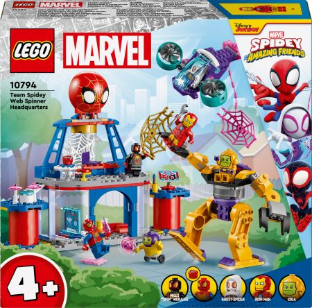 10794 LEGO® Spidey Spidey komandas tīklu vērpšanas štābs 