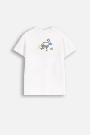 COCCODRILLO krekls ar īsām piedurknēm MONOCHROME BOY KIDS, balta, WC5143201MBK-001-122, 122 cm 