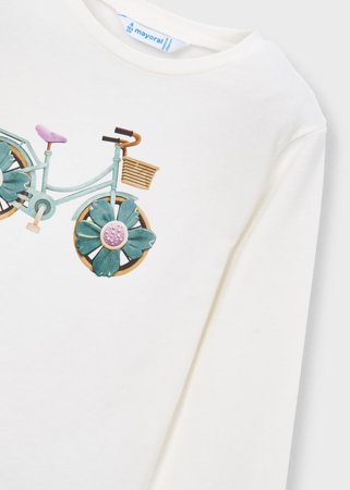 MAYORAL t-krekls ar garām piedurknēm, natural, 3.019-12, 98  cm 