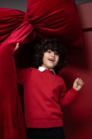 COCCODRILLO megztinis, raudonas, ZC5172103EJB-009-134, 134 cm 