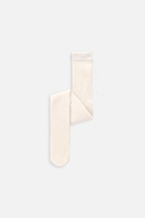 COCCODRILLO zeķubikses TIGHT COTTON COLORFUL, ecru,  ZC3380202TCC-003 