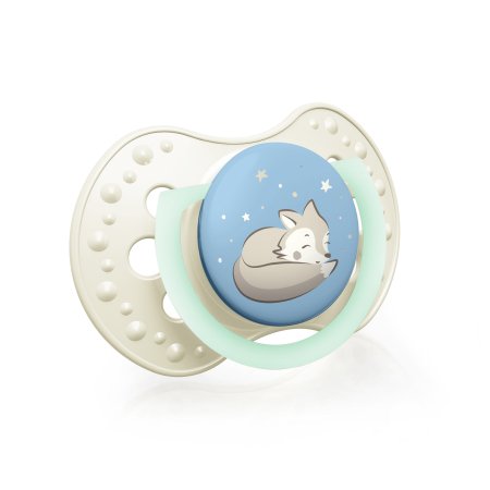 LOVI Silikona dinamiskais knupis, 6-18m, 2 gab., Night&Day, Boy, 22/915boy 