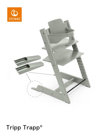 STOKKE barošanas krēsla sēdeklītis TRIPP TRAPP, Glacier Green, 650007 