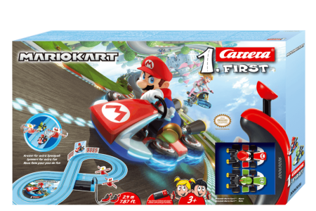 CARRERA FIRST trases komplekts Mario Kart Mario vs Yoshi 2,4 m, 20063026 