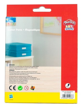 PLAYDOH Washable color pens 12pcs., 320-00000 