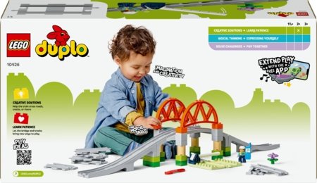 10426 LEGO® DUPLO® Town Vilcienu tilta un sliežu paplašinājuma maršruts 