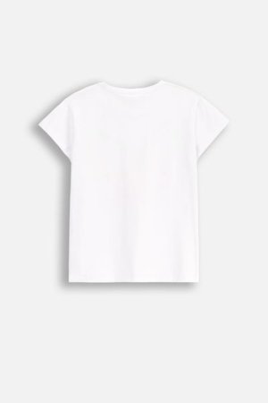 COCCODRILLO krekls ar īsām piedurknēm EVERYDAY GIRL A, balta, WC5143207VGA-001-164, 164 cm 
