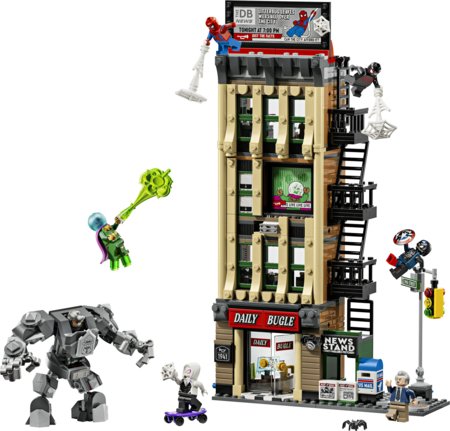 76342 LEGO® ǀ Marvel Zirnekļcilvēks pret Mysterio: The Daily Bugle 