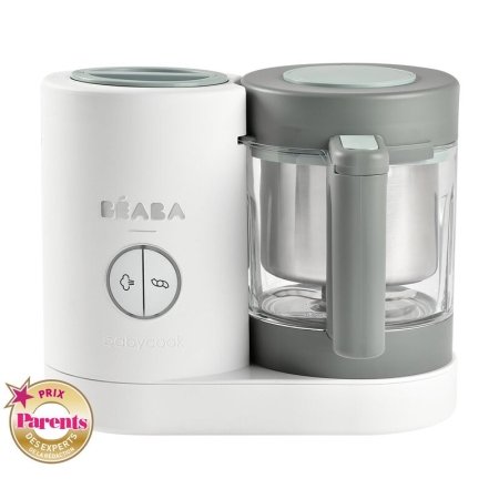 BEABA Babycook® ēdiena blenderis - tvaicētājs NEO Grey/white, 912773 