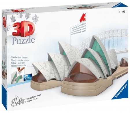 RAVENSBURGER 3D puzle Sidnejas opera, 216 gab., 11243 11243