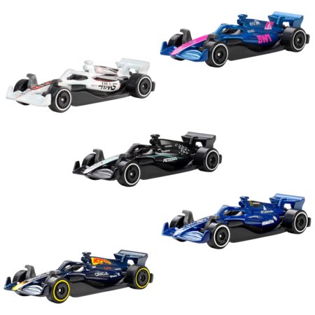 HOT WHEELS 1:64 piecu F1 auto komplekts, JLN11 