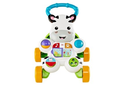 FISHER-PRICE zebra ar skaņām - mani pirmie soļi, GGK38 DLD80