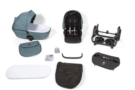 TUTIS universāls ratiņi UNO 6+ ESSENTIAL 2/1, Menta, 1602143 