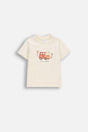 COCCODRILLO t-krekls ar īsam piedurknēm, smilšu krāsa, izmērs 