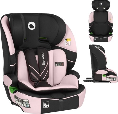 LIONELO autokrēsls LEVI FIX I-SIZE, Pink baby, 76-150 cm. 