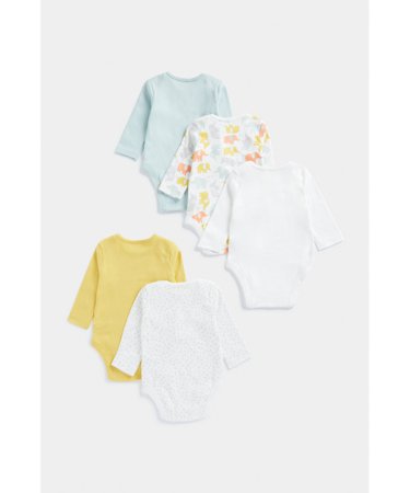 MOTHERCARE bodijs ar garām piedurknēm 5 gab., FC154 639217