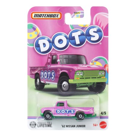 MATCHBOX 1: 64 konfekšu tematiskais auto, asort., HVV75 