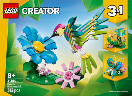 31384 LEGO® WILD ANIMALS: COLORFUL HUMMINGBIRD 