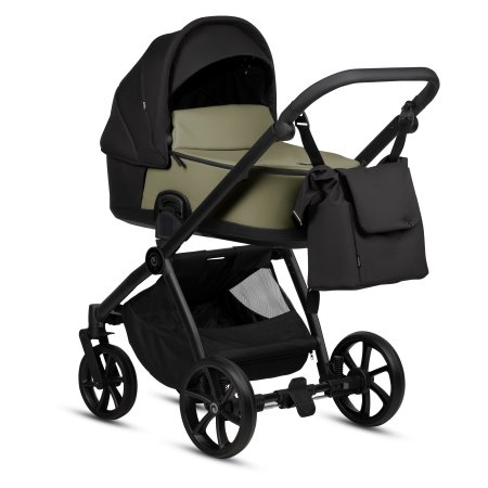 TUTIS ratiņi MIO 3+ LEATHER 2/1, Olive, 1502025 