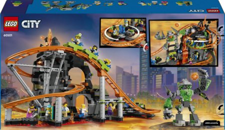 60501 LEGO® City Kalniņu karuseļu parks Lava Land 