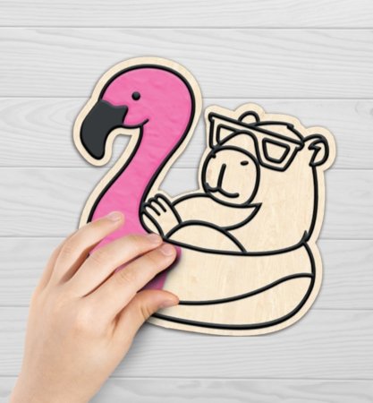 SPLAT PLANET modelīna komplekts, Kapibara, SP40978 