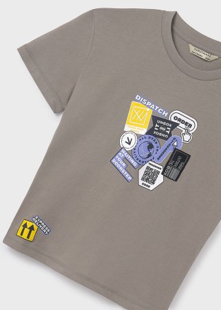 MAYORAL t-krekls ar īsam piedurknēm 7F, pelēki, 6044-85 