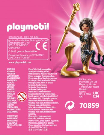 PLAYMOBIL PLAYMO-FRIENDS Čūsku sieviete, 70859 70859