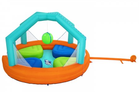 BESTWAY piepūšamā atrakcija Dodge & Drench Water Park, 4.5m x 4.5m x 2.68m, 53383 53383
