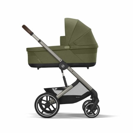 CYBEX ratiņi BALIOS S LUX BLK, Moss green, 525000105 
