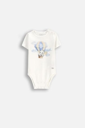 COCCODRILLO krekls ar īsām piedurknēm UNDERWEAR SPECIAL BOY, krēmveida, WC5412201USB-003-074, 74 