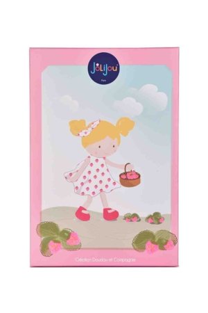 DOUDOU ET COMPAGNIE plīša lelle Zemene, 28 cm, JJ6064 