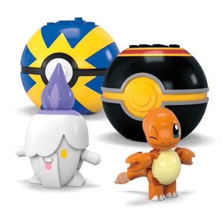 MEGA CONSTRUX POKEMON uguns komanda sortiments, HTJ06 