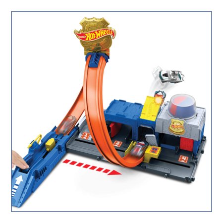 HOT WHEELS trases komplekts ar policijas iecirkņa tematiku, JBM71 