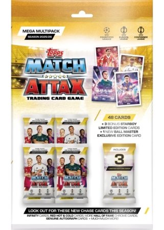 TOPPS kartītes 2026 Match Attax Mega Multipack, 76938 