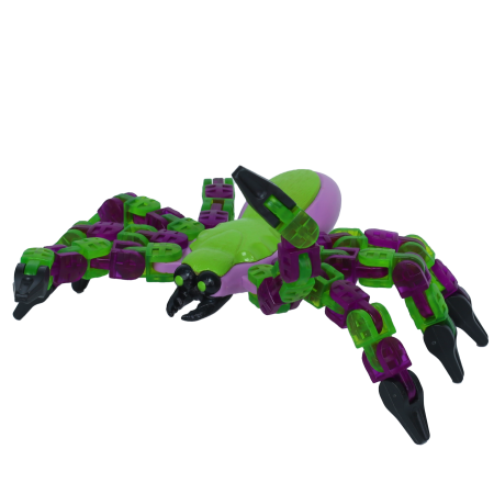 ZING KLIXX CREATUREZ zirneklis ar salokāmām kājām, KX100 