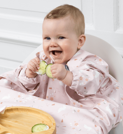 BIBADO priekšauts ar garām piedurknēm, Botanical Bunnies, BIB502R 