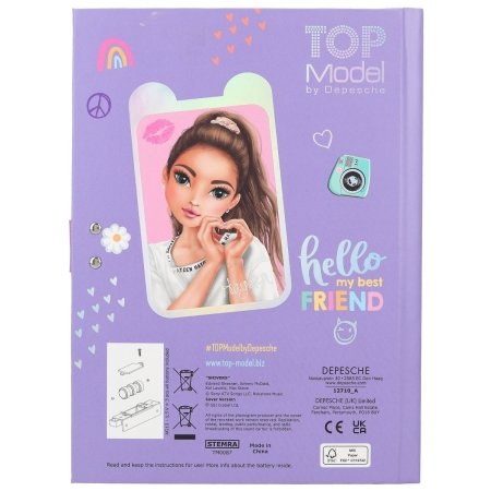 TOPMODEL dienasgrāmata ar elektronisko kodu un mūziku, 12710 