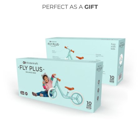 KINDERKRAFT līdzsvara divritenis Fly plus, gaiši zils, KRFLPL00BLU0000 