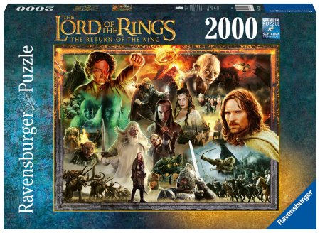 "RAVENSBURGER puzle ""LOTR Kara?a atgriešan?s 2"", 2000 gab., 17293" 17293