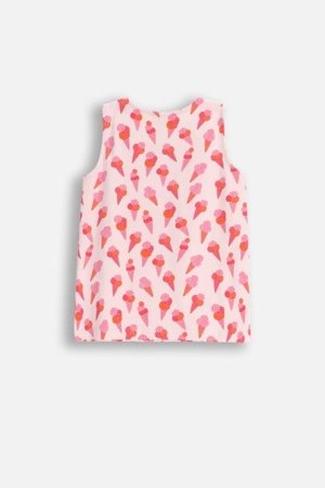 COCCODRILLO krekls ar īsām piedurknēm HAPPY RETRO GIRL KIDS, krāsa, WC5143301HGK-022-122, 122 cm 